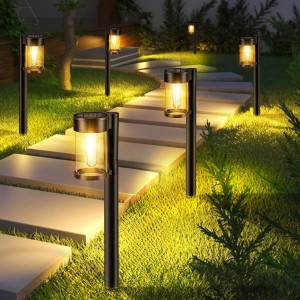 Mancra Metal & Glass Solar Lights (10 Pack)